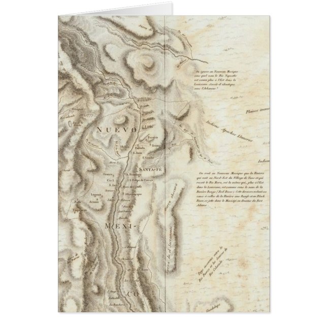 Allgemeine Karte des Königreichs Neuspanien (Vorne)