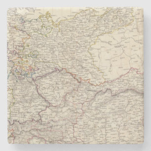 Allgemeine Karte Deutschlands Steinuntersetzer