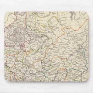 Allgemeine Karte Russlands in Europa Mousepad
