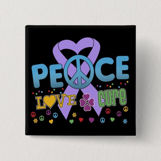 Allgemeine Krebstherapie Liebe Heilung Button (Vorderseite)