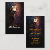 Allgemeine Lampe mit Glühbirne Visitenkarte (Vorne/Hinten)