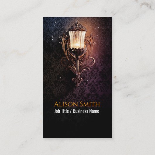 Allgemeine Lampe mit Glühbirne Visitenkarte (Vorderseite)