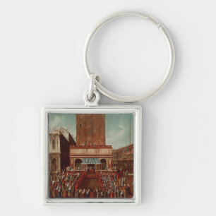 Allgemeine Lotterie bei Loggetta, der Marktplatz Schlüsselanhänger