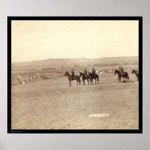 Allgemeine Meilen Tipi-Lager Sd 1891 übersehend Poster