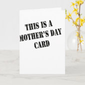 Allgemeine Muttertagskarte Karte (Gelbe Blume)