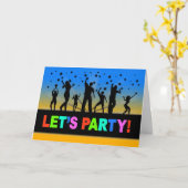 Allgemeine Party Einladung, Massen unter den Stern Karte (Gelbe Blume)