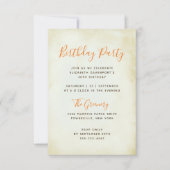 ALLGEMEINE PARTY-VORLAGE ANKÜNDIGUNG (Vorderseite)