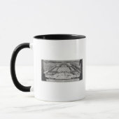 Allgemeine Perspektiven-Ansicht des Chateaus Tasse (Links)