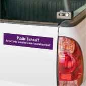 Allgemeine Schule? Autoaufkleber - lila (Auf Lkw)