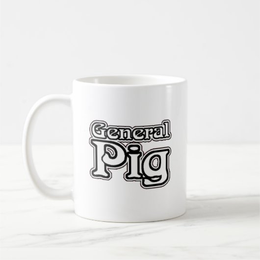 Allgemeine Schweinezucht-Tasse Kaffeetasse (Links)