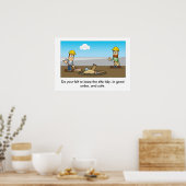 Allgemeine Sicherheits- und Gesundheitsschutzaktua Poster (Küche)