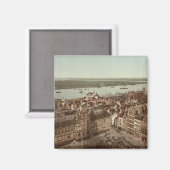 Allgemeine Sicht auf Antwerpen I, Belgien Magnet (Vorderseite/Rückseite)