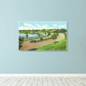 Allgemeine Sicht auf Baxter Blvd, Route Nr. 1 Leinwanddruck (Insitu (Holzboden))