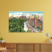Allgemeine Sicht auf die Tremont Street Leinwanddruck (Insitu (Wohnzimmer))