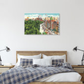 Allgemeine Sicht auf die Tremont Street Leinwanddruck (Insitu (Schlafzimmer))