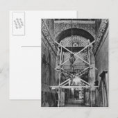 Allgemeine Sicht der Vestibule Postkarte (Vorne/Hinten)