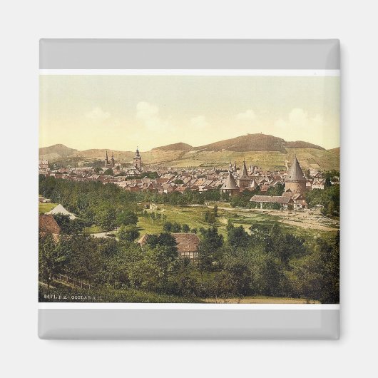 Allgemeine Sicht, Goslar, Hartz, Foto Magnet (Vorne)