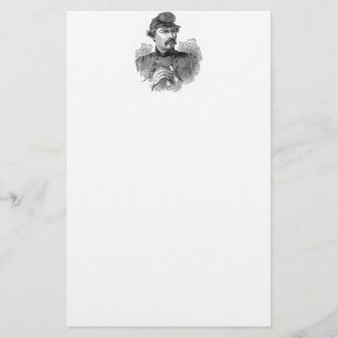 Allgemeine Stationierung aus dem zivilen Krieg Briefpapier