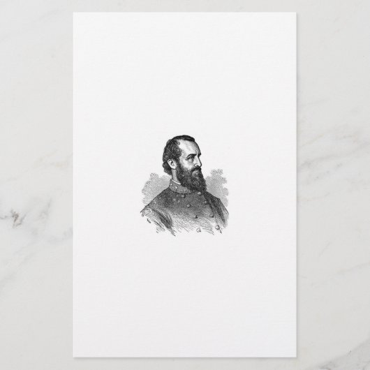 Allgemeine Stationierung aus dem zivilen Krieg Briefpapier (Vorderseite)