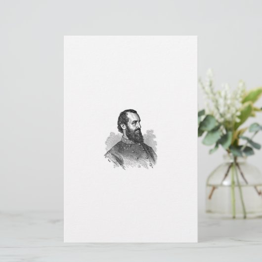 Allgemeine Stationierung aus dem zivilen Krieg Briefpapier (Stehend Vorderseite)