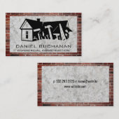 Allgemeine Tools des Auftragnehmers | Betonfarben Visitenkarte (Vorne/Hinten)