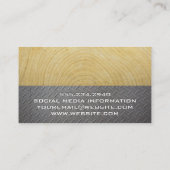 Allgemeine Tools des Auftragnehmers | Holzmetall Visitenkarte (Rückseite)