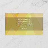 Allgemeine Visitenkarte (Rückseite)