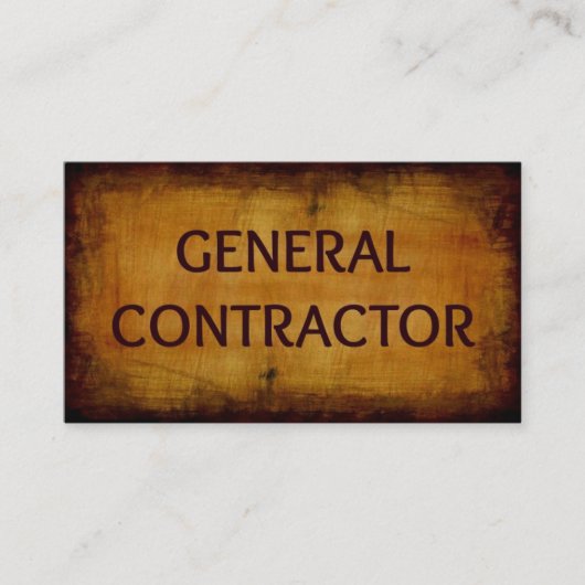 Allgemeine Visitenkarte des AN (Vorderseite)