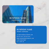 Allgemeine Visitenkarte des AN (Vorne/Hinten)