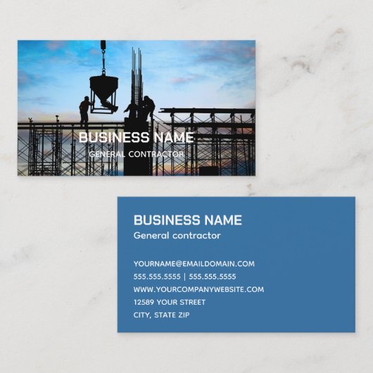 Allgemeine Visitenkarte des AN Telefonnummerkarte (Vorne/Hinten)