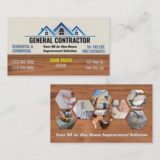 Allgemeine Visitenkarten des AN Visitenkarte (Vorne/Hinten)