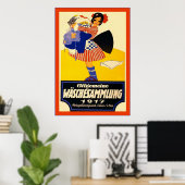 Allgemeine Wäschesammlung Poster (Heimbüro)