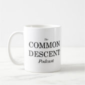 Allgemeiner Abfallpodcast-aufgeteilte Logo-Tasse Kaffeetasse (Links)