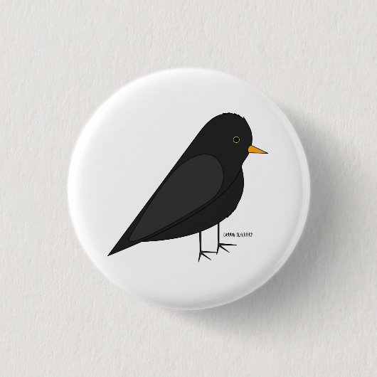 Allgemeiner Amselknopf Button (Vorderseite)