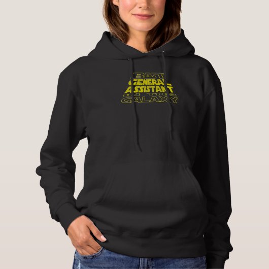 Allgemeiner Assistent Space Rückseitendesign Hoodie (Vorderseite)