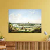 Allgemeiner Ausblick auf Paris vom Chaillot-Hügel Leinwanddruck (Insitu (Wohnzimmer))