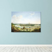 Allgemeiner Ausblick auf Paris vom Chaillot-Hügel Leinwanddruck (Insitu (Holzboden))