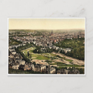 Allgemeiner Ausblick von Neroberg, Wiesbaden, Hess Postkarte