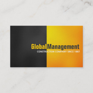 Allgemeiner Bauunternehmer Bauträger Management Visitenkarte