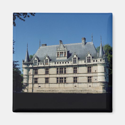 Allgemeiner Blick auf das Schloss Azay-le-Rideau Magnet (Vorne)