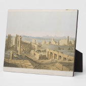 Allgemeiner Blick auf die Ruinen des Großen Tempel Fotoplatte (Seite)