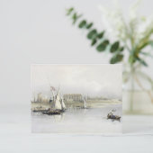 Allgemeiner Blick auf die Ruinen von Luxor aus dem Postkarte (Stehend Vorderseite)