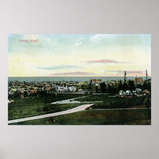 Allgemeiner Blick auf die Stadt Poster (Vorne)