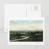 Allgemeiner Blick auf die Stadt Postkarte (Vorne/Hinten)