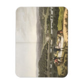 Allgemeiner Blick auf Longleat vom Aussichtsberg, Magnet (Vertikal)