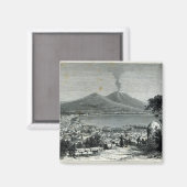 Allgemeiner Blick auf Neapel Magnet (Vorderseite/Rückseite)