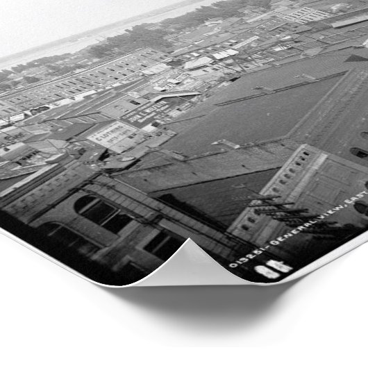 Allgemeiner Blick östlich von Post, Port Huron, Mi Poster (Ecke)