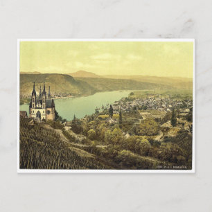 Allgemeiner Blick, Remagen, Rhein, Deutschland-Kla Postkarte