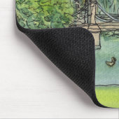 Allgemeiner Garten-Schwan-Boots-Mausunterlage Mousepad (Ecke)