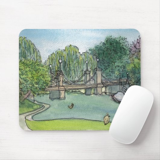 Allgemeiner Garten-Schwan-Boots-Mausunterlage Mousepad (Mit Mouse)